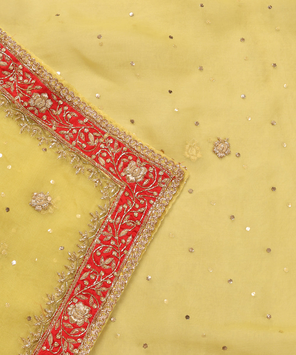 Yellow_Handloom_Georgette_Silk_Hand_Embroidery_Dupatta_WeaverStory_04
