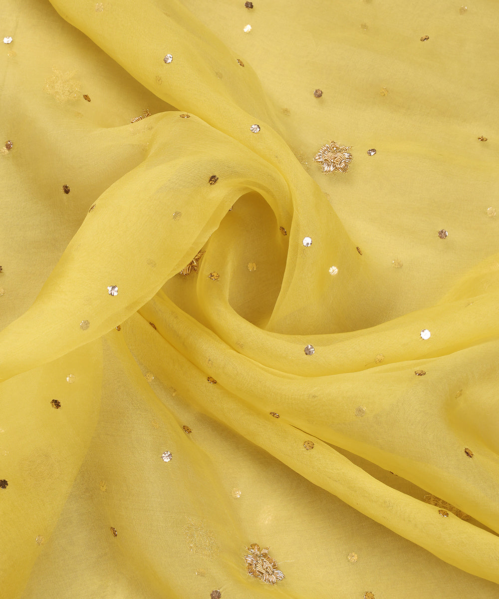 Yellow_Handloom_Georgette_Silk_Hand_Embroidery_Dupatta_WeaverStory_05