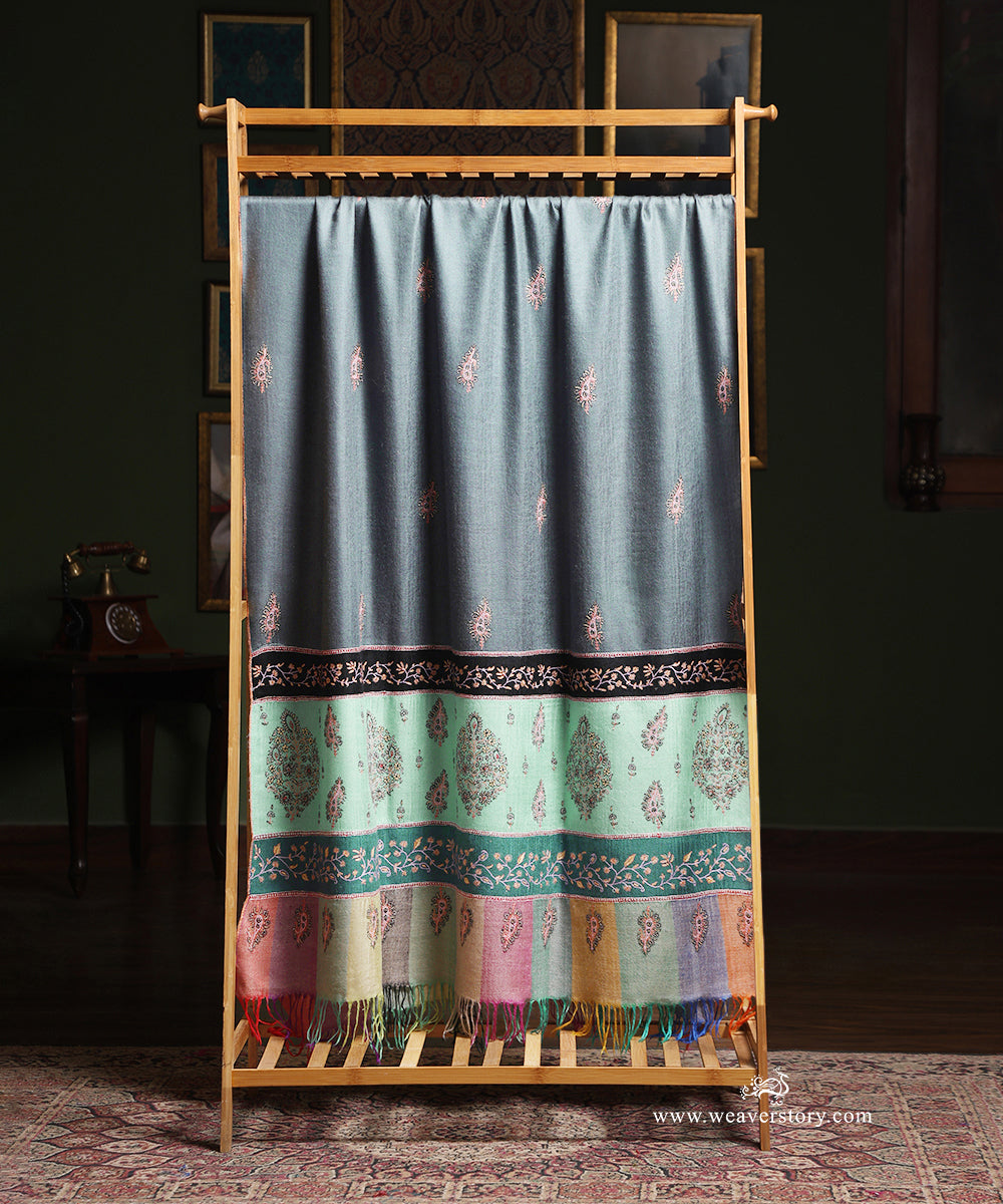 Pigeon_Grey_Pure_Pashmina_Shawl_With_Hand_Embroidered_Needle_Work_WeaverStory_02
