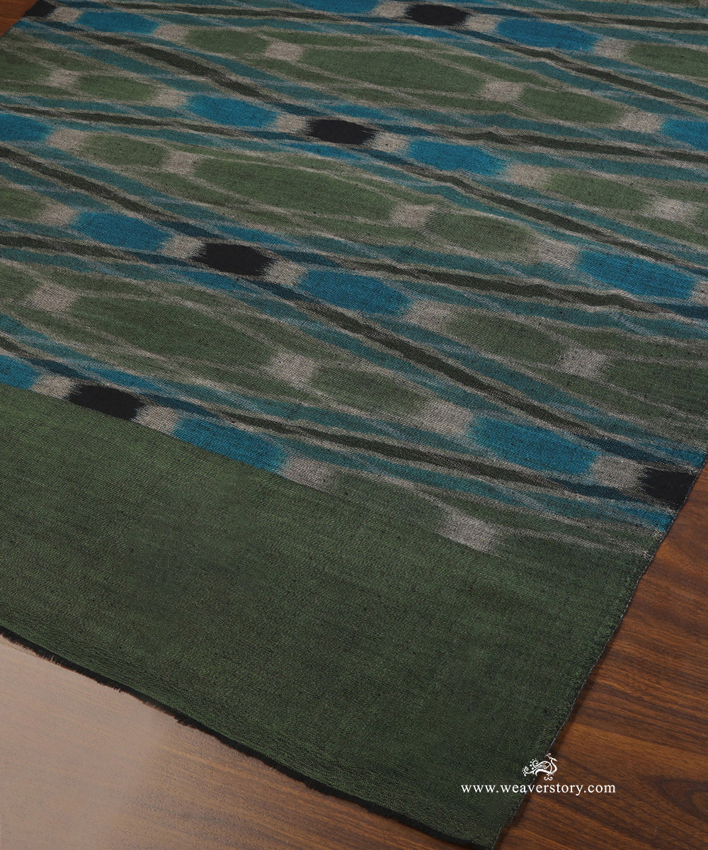 Multicolour_Striped_Pure_Pashmina_Shawl_With_Ikat_Weaving_WeaverStory_04