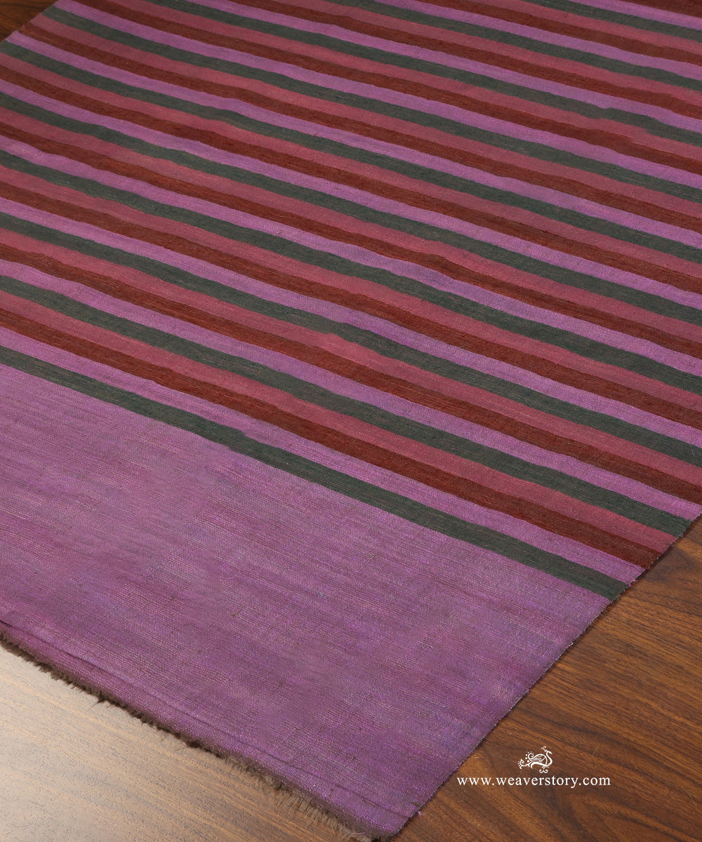 Multicoloured_Pure_Pashmina_Shawl_Eith_Ikat_Weaving_And_Stripes_WeaverStory_04