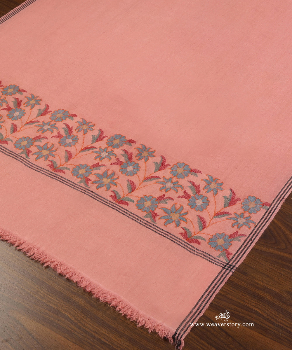 Pink_Pure_Pashmina_Shawl_With_Kaani_Palla_WeaverStory_04