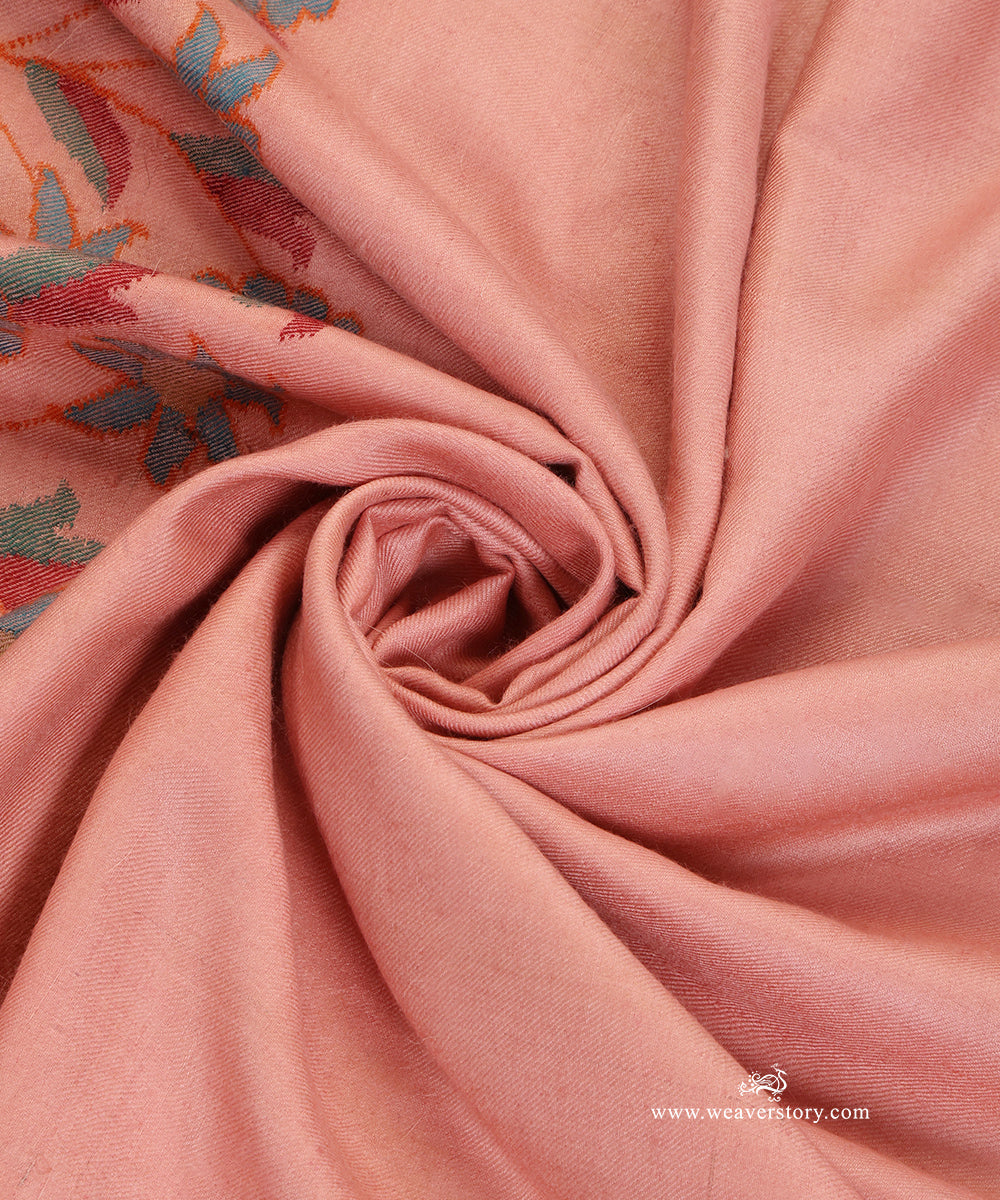 Pink_Pure_Pashmina_Shawl_With_Kaani_Palla_WeaverStory_06