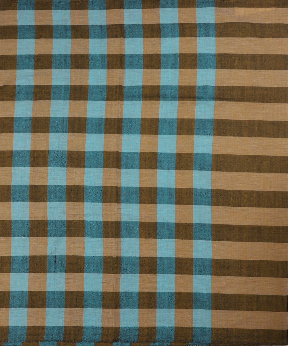 Multicoloured_Handwoven_Pure_Pashmina_Shawl_With_Chekered_Ikat_Weaving_WeaverStory_03