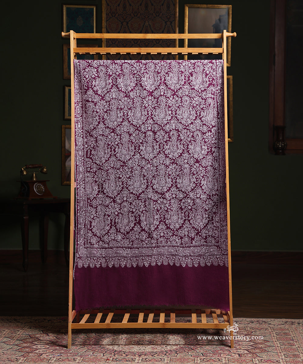 Purple_Jamawar_Pure_Pashmina_Stole_WeaverStory_02