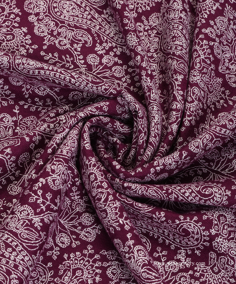 Purple_Jamawar_Pure_Pashmina_Stole_WeaverStory_06