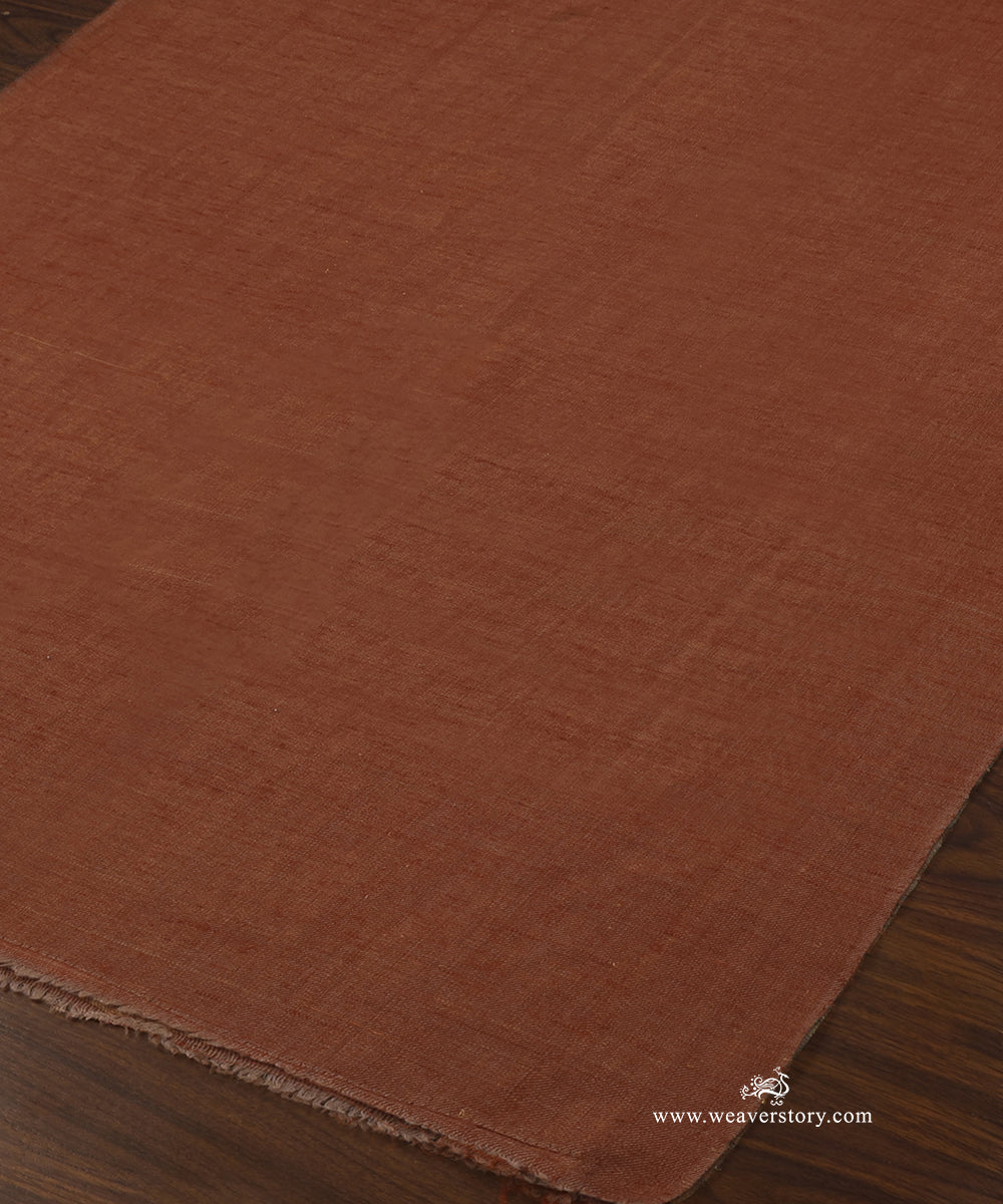 Brown_Zari_Handwoven_Double_Shade_Pure_Pashmina_Stole_WeaverStory_04