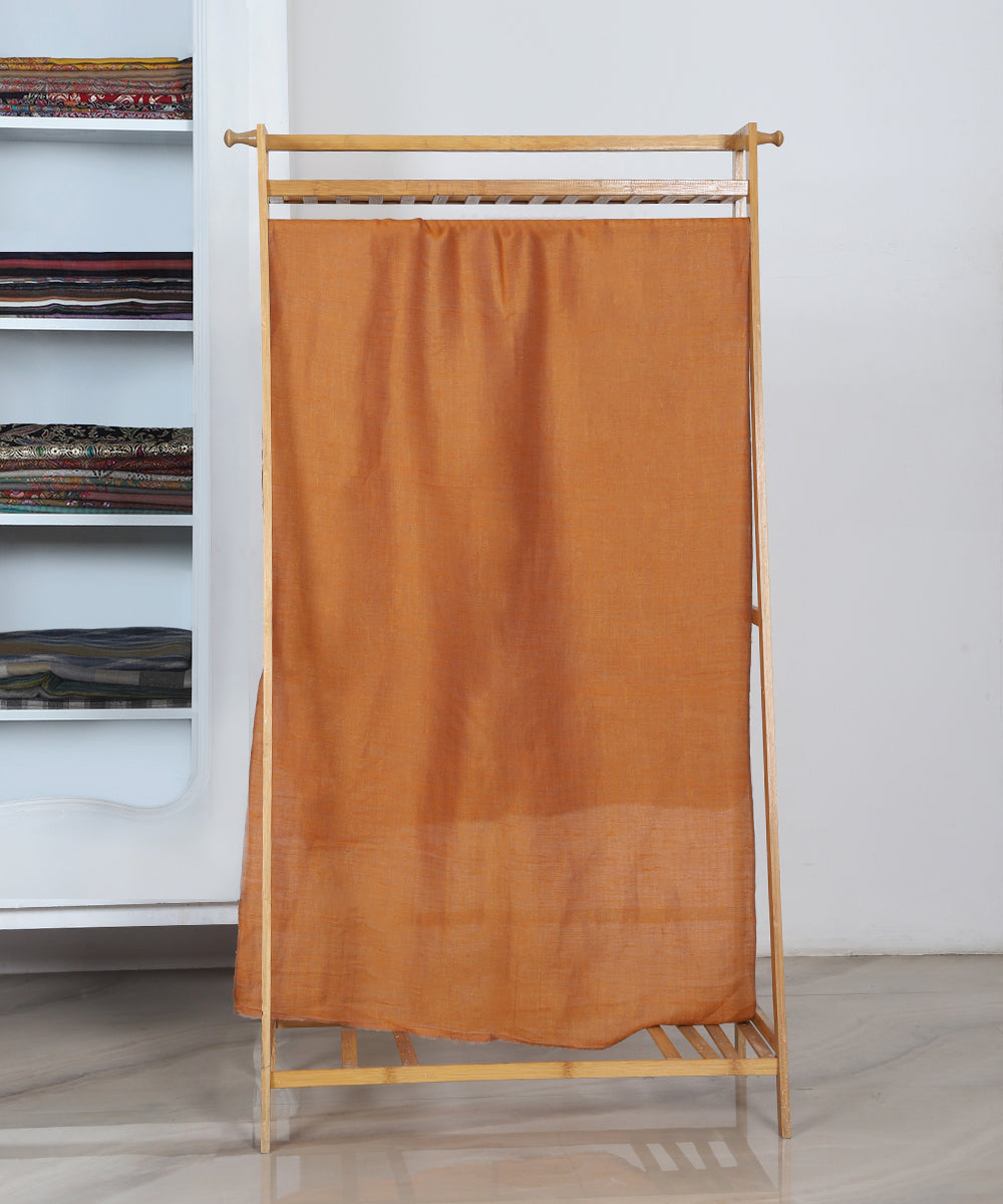 Mustard_Handwoven_Double_Shade_Pure_Pashmina_Stole_With_Zari_WeaverStory_02