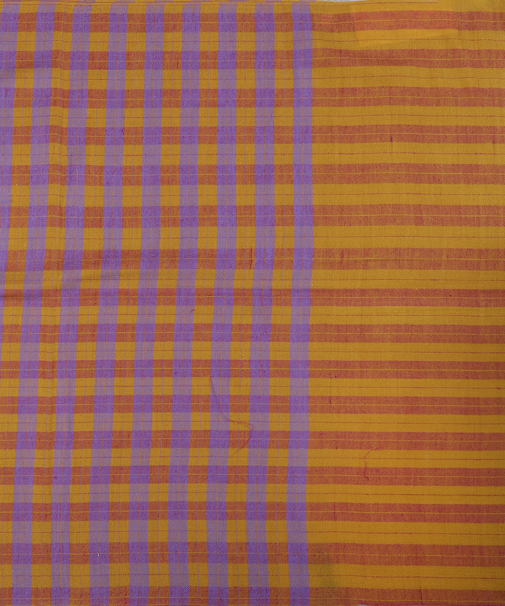 Multicoloured_Handwoven_Checkered_Pure_Pashmina_Stole_With_Ikat_Weaving_And_Stripes_WeaverStory_03