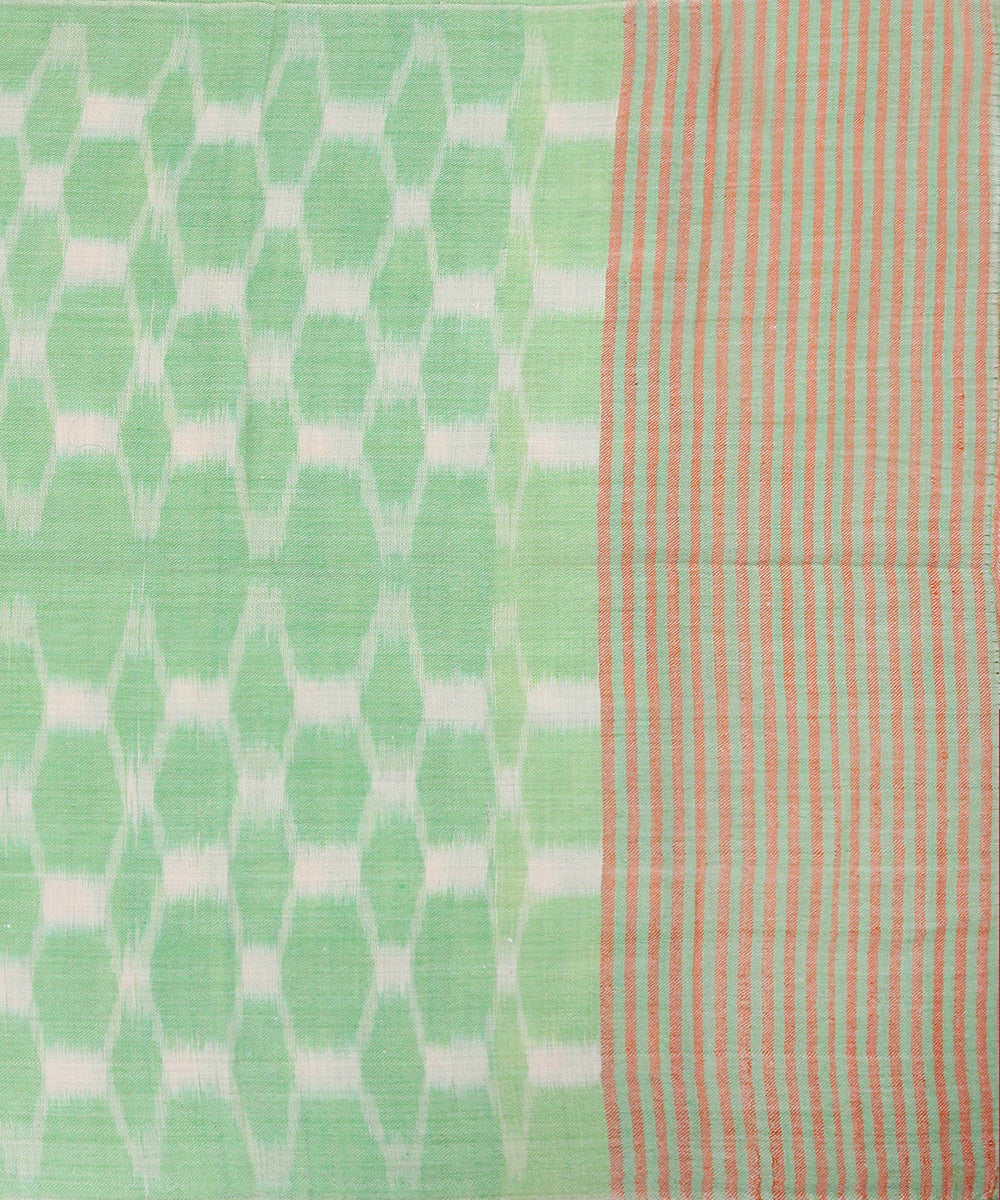 Pastel_Green_Pure_Pashmina_Stole_With_Ikat_Weaving_WeaverStory_03