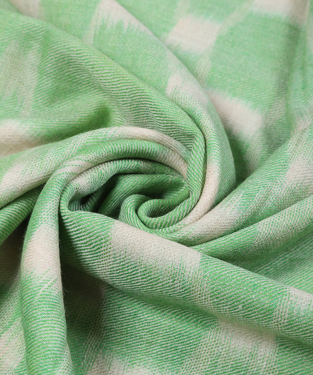 Pastel_Green_Pure_Pashmina_Stole_With_Ikat_Weaving_WeaverStory_04