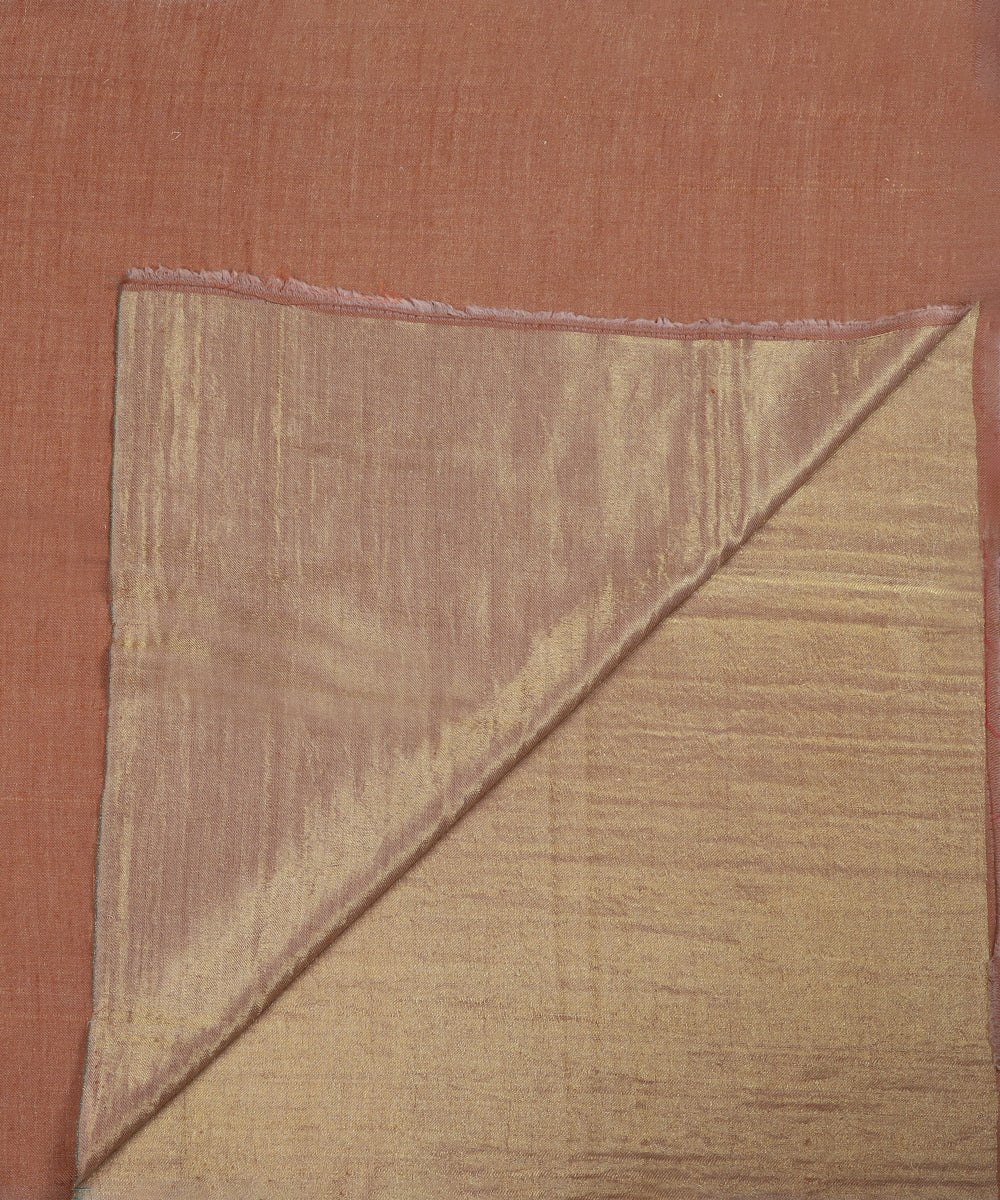 Light_Brown_Zari_Handwoven_Double_Shade_Pure_Pashmina_Stole_WeaverStory_03