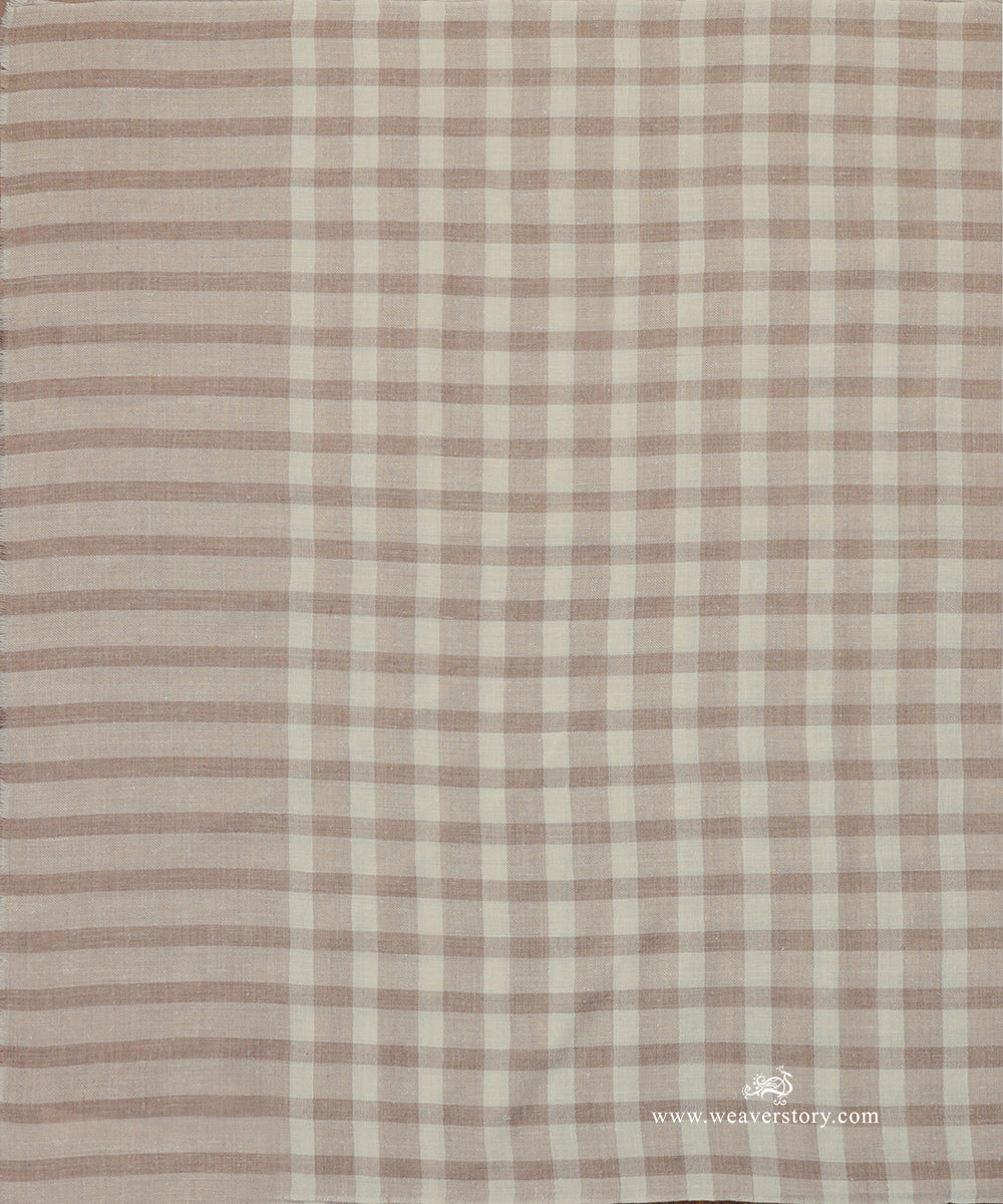 Handwoven_White_Ikat_Design_Chak_Stripe_Pure_Pashmina_Stole_WeaverStory_02