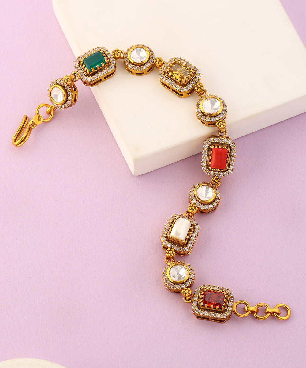 Aurelia_Handcrafted_Pure_Silver_Moissanite_Bracelet_WeaverStory_01