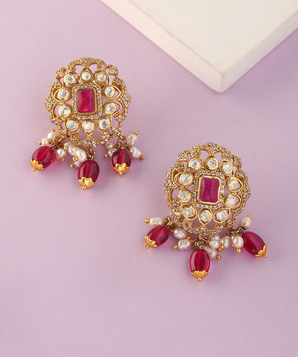 Sanvi_Handcrafted_Pure_Silver_Moissanite_Pendant_Set_WeaverStory_03