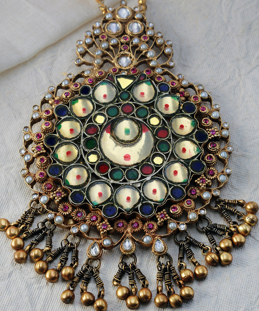 Ishvani_Handcrafted_Oxidised_Pure_Silver_Necklace_WeaverStory_02
