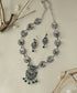 Hirisha_Handcrafted_Oxidised_Pure_Silver_Necklace_Set_With_Pearls_WeaverStory_01