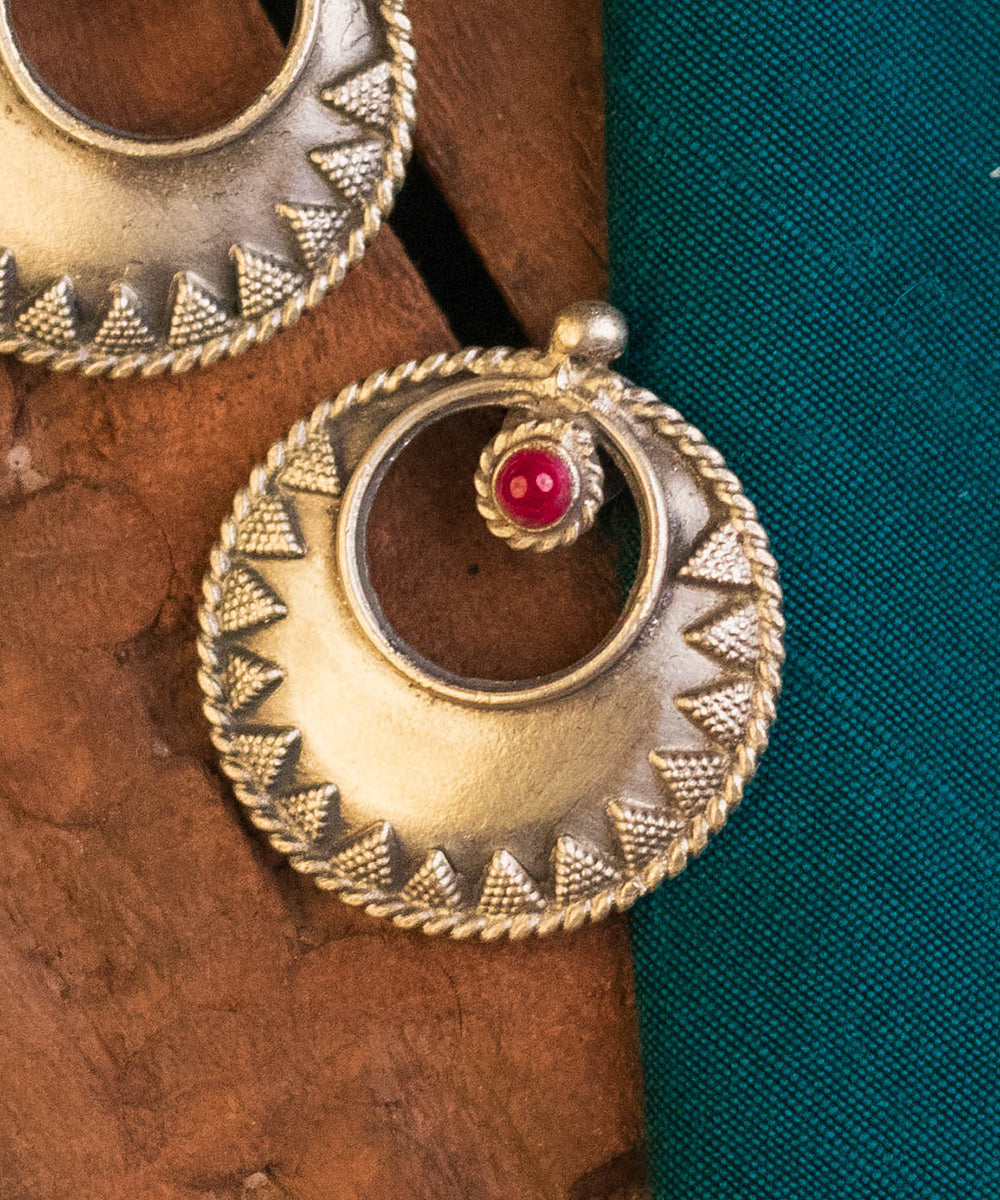 Zantra_Handcrafted_Oxidised_Pure_Silver_Earrings_WeaverStory_02