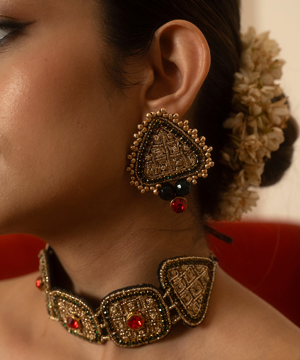 Handcrafted_Ethnic_Multicolor_Earring_WeaverStory_01