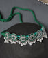 Daivya_Handcrafted_Oxidised_Pure_Silver_Chocker_With_Floral_Motif_WeaverStory_01