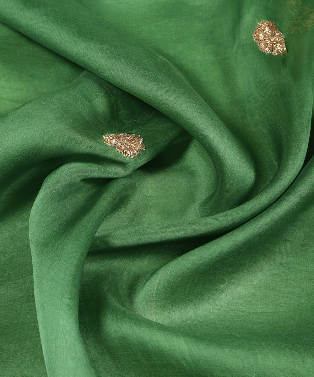 Green_Handloom_Heavy_Zardozi_Hand_Embroidered_Organza_Dupatta_WeaverStory_05