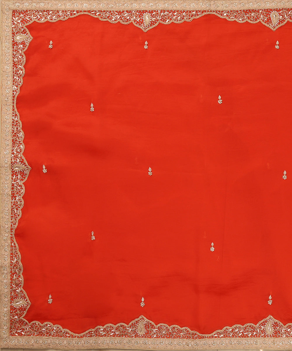 Orange_Red_Handloom_Organza_Dupatta_With_Mughal_Border_And_Hand_Embroidery_WeaverStory_02