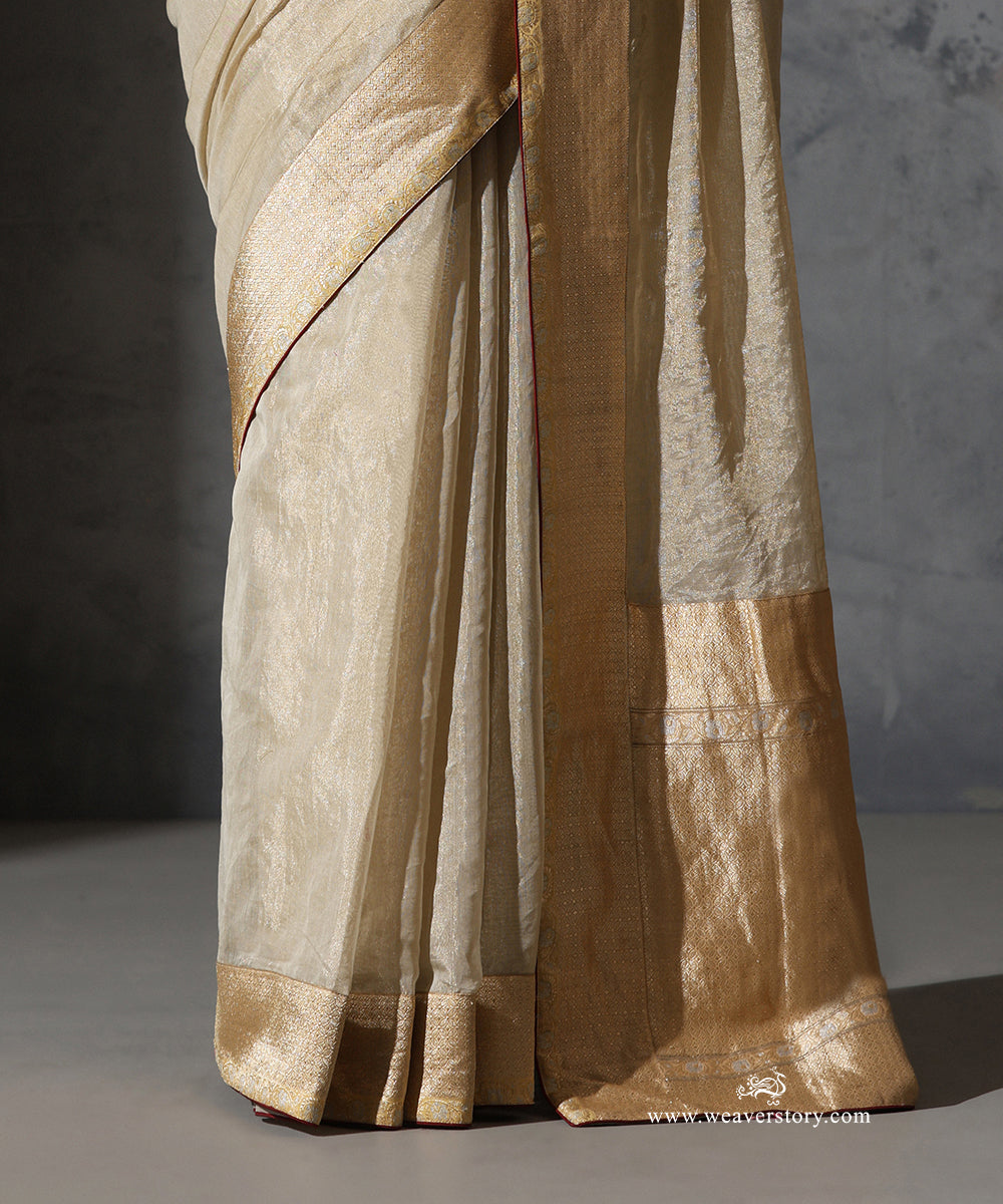 Gold_Tissue_Silk_Saree_with_Rust_Piping_and_Gold_Border_WeaverStory_04