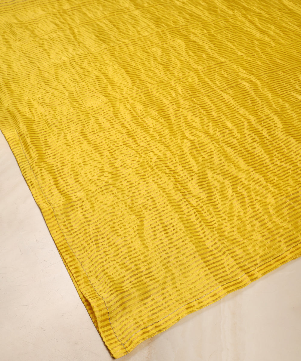 Yellow_Stripe_Tissue_Dupatta_With_Zari_Tagai_WeaverStory_03
