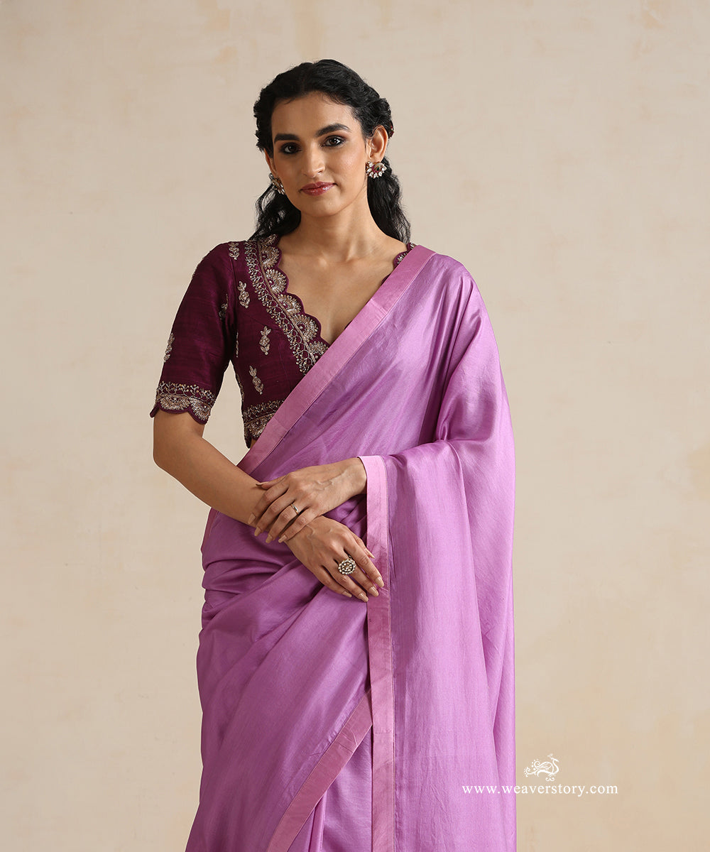 Lavender_Pure_Silk_Saree_With_Satin_Finishing_WeaverStory_02
