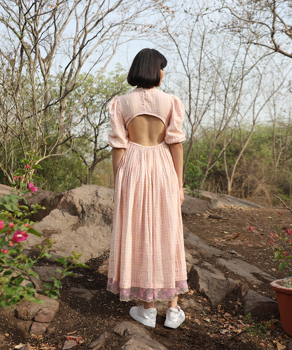 White_Pure_Cotton_Double_Gauze_Dress_With_Gathers_And_Embroidered_Details_WeaverStory_04