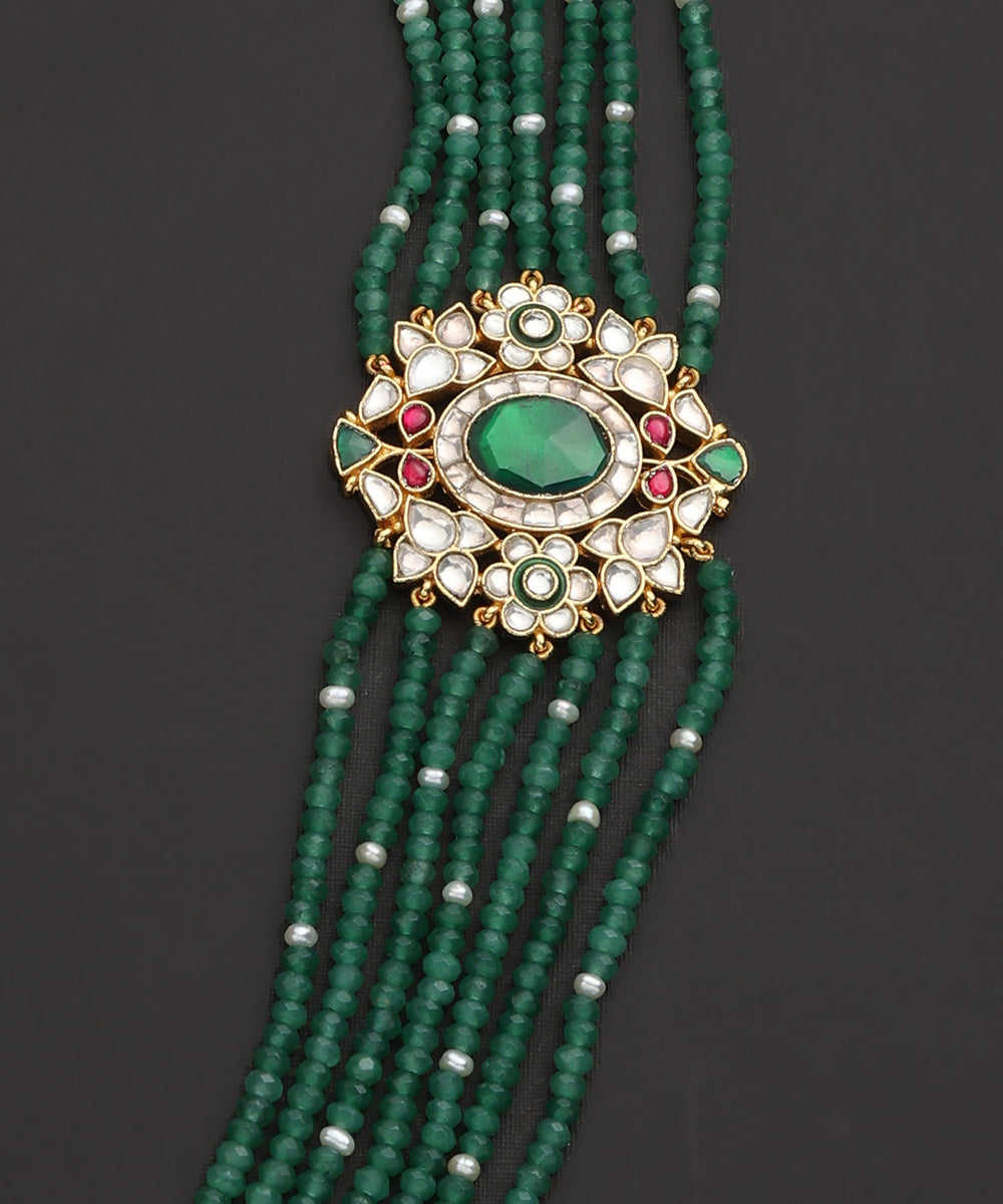 Sheryer_Handcrafted_Emerald_Jade_Haar_With_Kundan_And_Ruby_WeaverStory_03