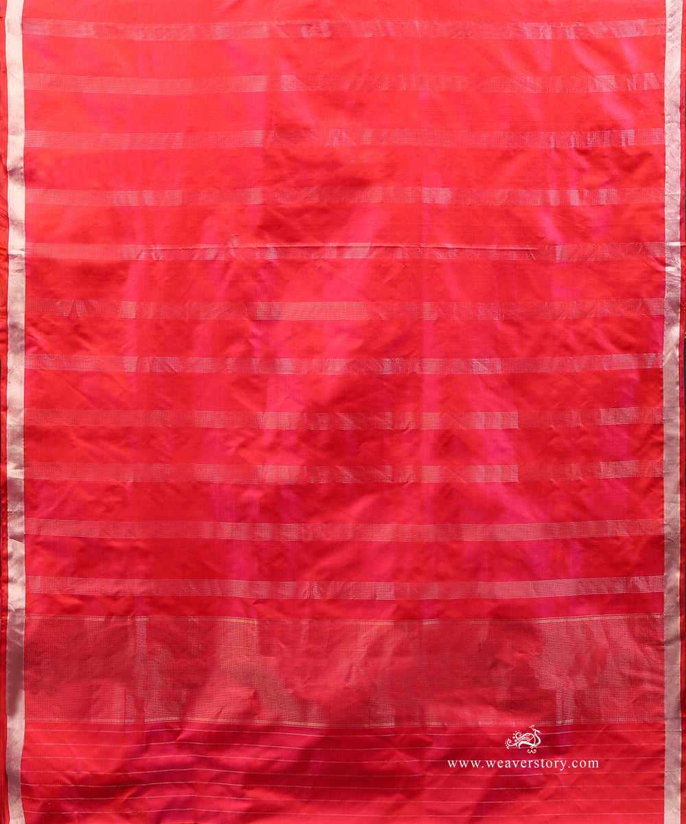 Handloom_Pink_Pure_Satin_Silk_Banarasi Suit_Set_Fabric_With_Small_Boota_WeaverStory_04