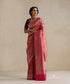 Handloom_Rani_Pink_Pure_Katan_Silk_Tanchoi_Banarasi_Saree_With_Kadhwa_Hot_Pink_Border_WeaverStory_01