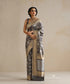 Handloom_Grey_Pure_Katan_Silk_Kadhwa_Banarasi_Saree_With_Silver_Zari_Meenakari_Floral_Jaal_WeaverStory_01