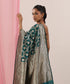 Handloom_Teal_Green_Pure_Katan_Silk_Banarasi_Saree_With_Floral_Jaal_In_Gold_And_Silver_Zari_WeaverStory_01
