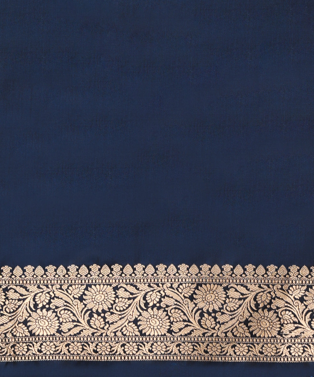 Dark_Blue_Handloom_Pure_Satin_Silk_Tanchoi_Banarasi_Saree_With_Zari_Motifs_WeaverStory_05