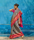 Grey_And_Pink_Handloom_Pure_Mulberry_Silk_Ikat_Patola_Saree_WeaverStory_01