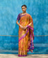 Peach_And_Purple_Handloom_Pure_Mulberry_Silk_Ikat_Patola_Saree_WeaverStory_01