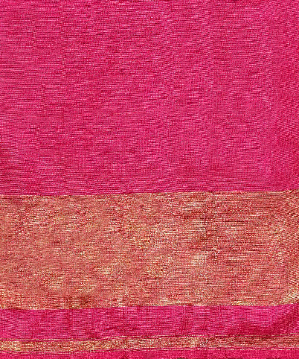 Blue_And_Purple_Pure_Mulberry_Silk_Ikat_Patola_Saree_With_Tissue_Border_WeaverStory_05