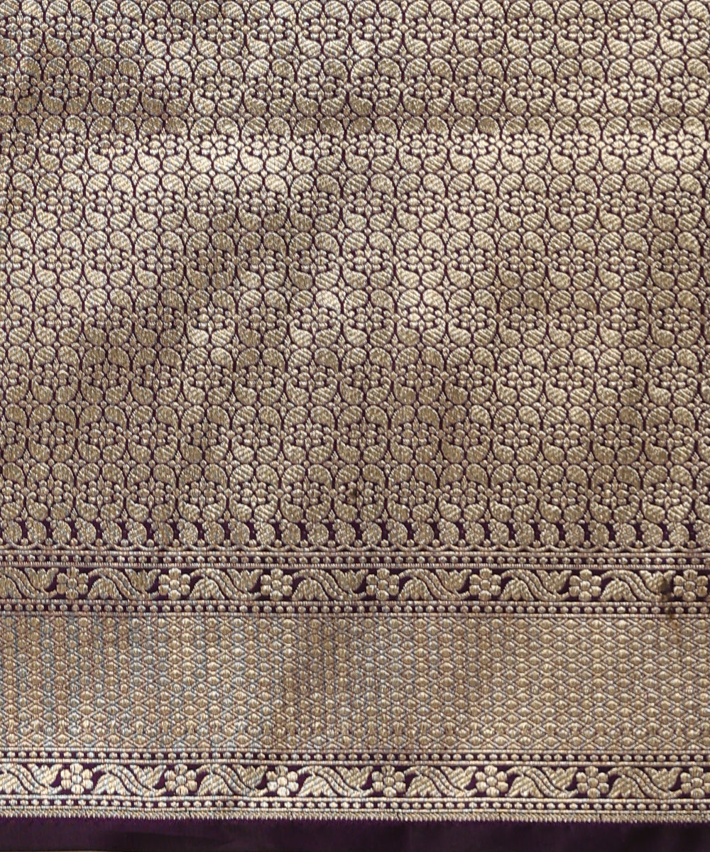 Purple_Handloom_Pure_Katan_Silk_Banarasi_Saree_With_Cutwork_Zari_Booti_WeaverStory_05