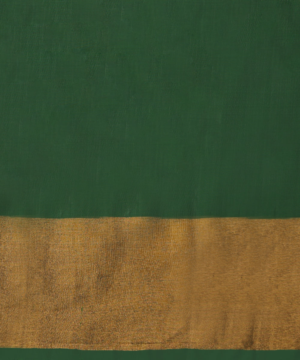 Handloom_Emerald_Green_Pure_Mulberry_Silk_Ikat_Patola_Saree_With_Zari_Border_WeaverStory05