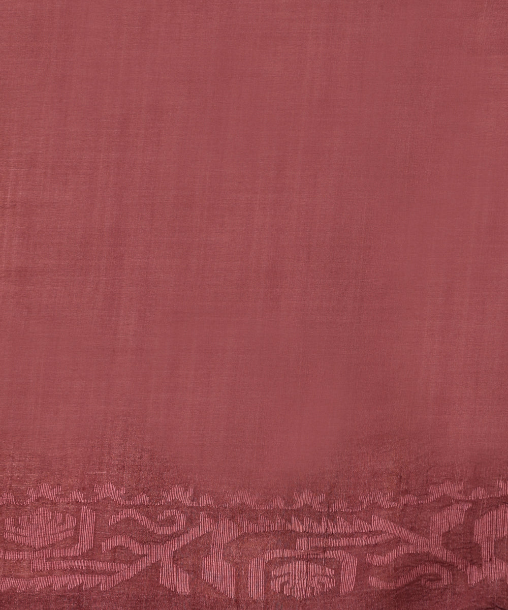 Purple_Pure_Handloom_Tussar_Silk_Dhakai_Jamdani_Saree_With_Floral_Border_And_Pallu_WeaverStory_05
