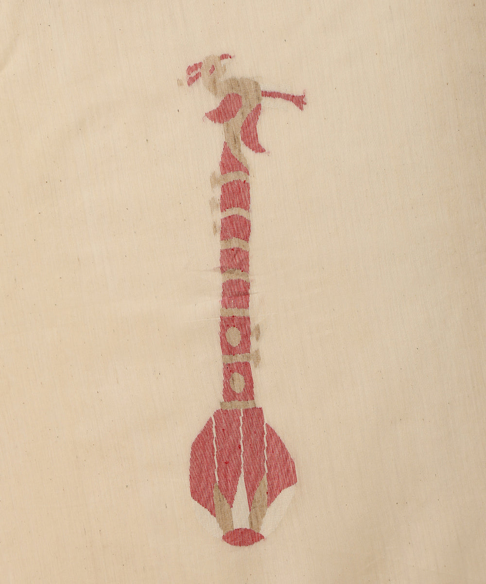 Handloom_Off_White_Handspun_Cotton_Dhakai_Jamdani_Saree_With_Sitar_On_Pallu_WeaverStory_06