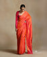 Handloom_Pink_Pure_Katan_Silk_Tanchoi_Banarasi_Saree_With_Small_Yellow_Flowers_Motifs_WeaverStory_02
