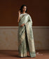 Pastel_Green_Handloom_Pure_Satin_Silk_Banarasi_Saree_With_All_Over_Cutwork_Floral_Jaal_And_Meenadar_Border_WeaverStory_01