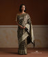 Olive_Handloom_Pure_Satin_Silk_Banarasi_Saree_With_All_Over_Cutwork_Floral_Jaal_WeaverStory_01