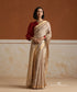 Handloom_Dusty_Grey_Pure_Soft_Silk_Chanderi_Saree_With_Gold_Lines_And_Small_Resham_Flower_WeaverStory_01