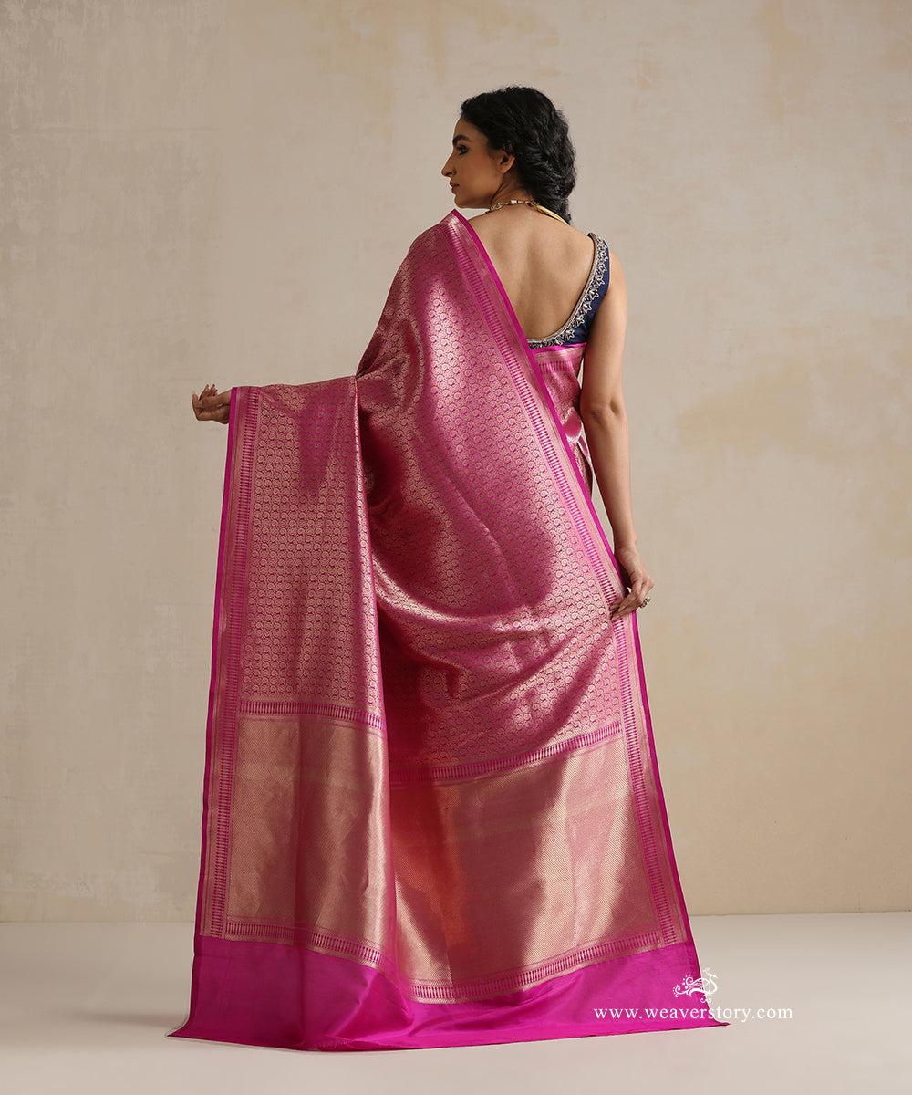 Handloom_Purple_Pure_Katan_Silk_Kimkhab_Banarasi_Saree_With_Kairi_Jaal_WeaverStory_03