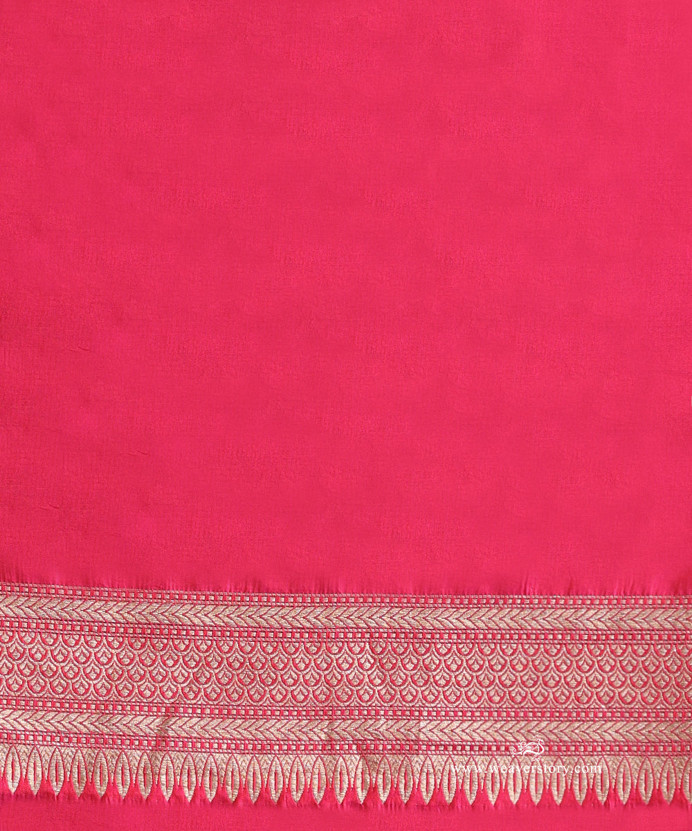 Handloom_Pink_Pure_Soft_Katan_Silk_Kimkhab_Shikargah_Banarasi_Saree_WeaverStory_05