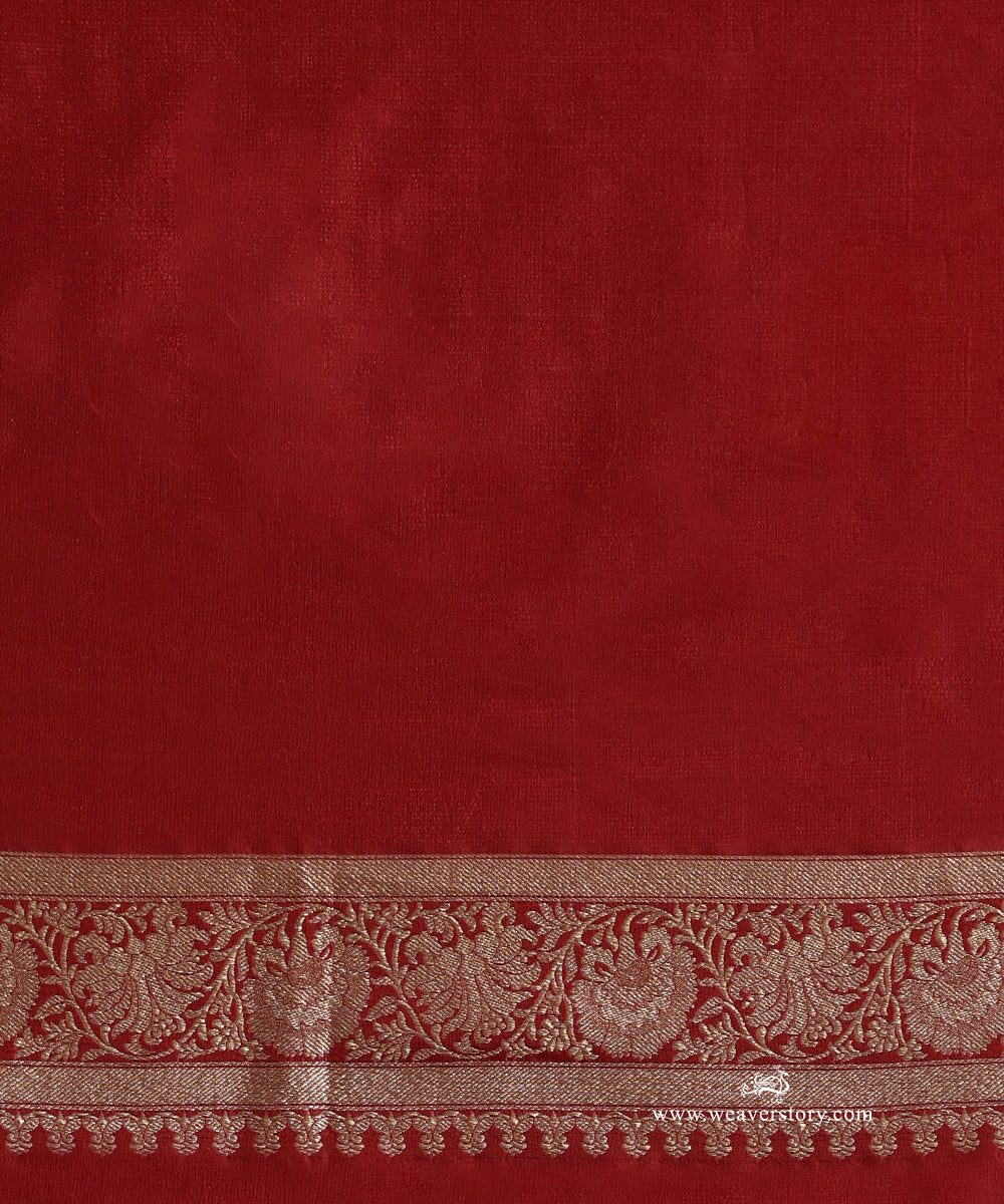 Electric_Blue_Handloom_Pure_Katan_Silk_Kimkhab_Banrasi_Saree_With_Flower_Jall_WeaverStory_05